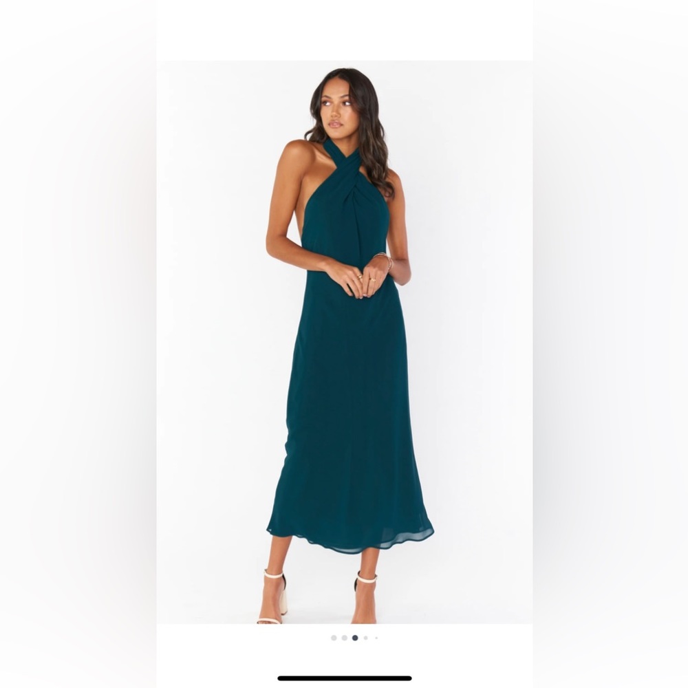 Show me your mumu Jasmine midi halter dress